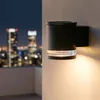 Image de Applique Murale Extérieure Solaire LED Aluminium Draco Noir
