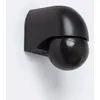 Image de Détecteur de Mouvement PIR Crépusculaire 180deg Smart Mural Extérieur IP44 Noir