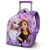 Image de Sac à dos 3D à Roulettes Petit - Disney La Reine des Neiges 2 (Frozen) Violet - Lilas - Taille Unique