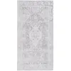Image de Tapis 80 X 150 Cm Gris Polyester Coton