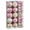 Image de Set de 58 boules de Noël rose et doré