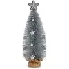 Image de Arbre De Noël Avec Étoile Argenté 13 X 41 X 13 Cm