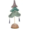 Image de Sapin De Noël Multicouleur 12 X 43 X 22 Cm Argenté Bois