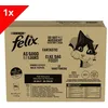 Image de FELIX Tendres Effilés en Gelée - Sélection Mixte Thon Cabillaud Saumon Carrelet - 80x85g - Sachets fraîcheur pour chat adulte