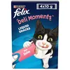 Image de Friandises liquides pour chat - FELIX - Deli Moments Saumon - 4x10 g - Texture crémeuse - Gestion du poids