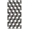 Image de Tapis Vinyle - Panorama - Mosaïque Hexagones - Gris - 60x250 cm - Résistant aux intempéries
