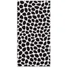 Image de Tapis Vinyle Panorama Motif Pavé Noir 120x160 cm - Tapis pour Cuisine Bureau et Salon en PVC
