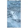 Image de Tapis Vinyle Panorama Marbre Bleu 80x150 cm - Tapis pour Cuisine Bureau et Salon en PVC