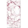 Image de Tapis Vinyle Panorama Marbre Blanc et Rose 160x230 cm - Tapis pour Cuisine Bureau et Salon en PVC