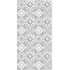 Image de Tapis Vinyle - Panorama - Carreaux Ciments - 60x200 cm - Gris - Résistant aux intempéries