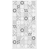 Image de Tapis Vinyle - Panorama - Carreaux Ciments Love - Gris - 80x150 cm - Résistant et Économique