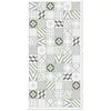 Image de Tapis Vinyle Panorama Carreaux Ciments Love Vert 40x80 cm - Tapis pour Cuisine Bureau et Salon en PVC