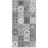 Image de Tapis Vinyle Panorama Carreaux Ciments Nijar Gris 40x80 cm - Tapis pour Cuisine Bureau et Salon en PVC