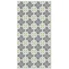 Image de Tapis Vinyle Panorama Carreaux Ciments Salamanque Vert 100x140 cm - Tapis pour Cuisine Bureau et Salon en PVC