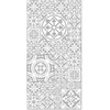 Image de Tapis Vinyle Panorama Carreaux Ciments Talavera Gris 140x200 cm - Tapis pour Cuisine Bureau et Salon en PVC