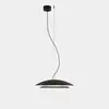 Image de Leds c4 noway suspension en forme de dôme, led noire 24,5 w, température de couleur 2700-3000-4000 k, variation d'intensité par coupure de phase