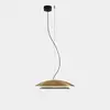 Image de Leds c4 noway suspension en forme de dôme, finition or mat, led 24,5 w, température de couleur 2700-3000-4000 k, variation d'intensité par coupure de phase