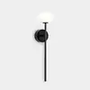 Image de Leds c4 bloom applique murale de salle de bain led noire 7,5 w 2700 k ip44 marchearrêt