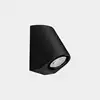 Image de Leds c4 eko applique murale extérieure inclinée, noire, culot gu10, 8 w, ip66
