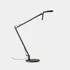 Image de Leds c4 maca lampe de bureau texturée noire, led 9w sablée, température de couleur 2700-3000-4000k, variateur tactile
