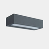 Image de Leds c4 nemesis applique murale extérieure à éclairage haut et bas, grise, led teintée 8,8 w, température de couleur 2700-3200-4000 k, ip65, interrupteur marchearrêt