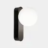 Image de Leds c4 perlina appliques murales globe led noires 8,8 w cct 2700-3000-4000 k ip44 gradation dali