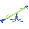 Image de Balançoire D'extérieur Jardin Portique Pour Enfant +3 Ans Outdoor Toys 151x33x56 Cm Cadre Métal Face À Face Siège 30 Kg