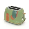 Image de Grille Pain - CAPRIZZE - Kaito - Double Fente Extra Large - 6 Niveaux de Grill - Vert Mat