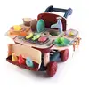 Image de Cuisine Pour Enfants 2 En 1 Circuit D'eau Robincool Kitchen Cart 39x23x27 Cm Caddie De Courses, Lumières 14 Accessoires
