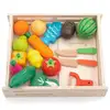 Image de Dinette Plateau D'aliments Pour Enfants Montessori Robincool Eco Fruit En Bois Écologique 17 Accessoires Magnétisés
