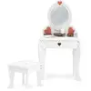 Image de Coiffeuse Pour Enfants En Bois Écologique Robincool Beauty Center 49x34x93 Cm Avec Tabouret Et Accessoires Inclus