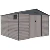 Image de Abri De Jardin En Métal Gardiun Surrey 10,85 M2 Extérieur 340x319x226 Cm En Acier Avec Fenêtre