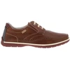 Image de Pikolinos - Derbies Marbella En Cuir Cognac à Talon Plat Avec Des Lacets Plats écrus - Brun 43