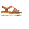 Image de Sandales compensées cuir femme Pikolinos Palma - brandy