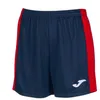 Image de Short Maxi Femme - JOMA - Bleu Marine/Rouge - Taille Élastique - Respirant - Multisport