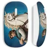Image de Souris Sans Fil - MANIACASE - Fynn Raiponce - Clé USB wifi incluse - Compatible Mac et PC - Couleur Bleu