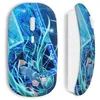 Image de Souris sans fil - MANIACASE - Miku Hatsune - Compatible Mac et PC - Clé USB wifi - Couleur Bleu