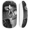 Image de Souris Sans Fil - Brad Pitt - Fight Club - USB Wifi - Compatible Mac et PC - Blanc