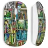 Image de Souris sans fil - MANIACASE - Bibliothèque paint - USB wifi - Compatible Mac et PC - Blanc