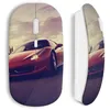 Image de Souris sans fil - MANIACASE - Ferrari Rouge - Clé USB Wi-Fi incluse - Compatible Mac et PC - Ergonomique