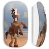 Image de Souris Sans Fil - MANIACASE - Cheval Toy Story - USB Wifi Inclus - Compatible Mac et PC - Blanc