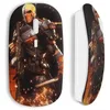Image de Souris Sans Fil - MANIACASE - Orange Soldier - Clé USB incluse - Compatible Mac et PC - WiFi