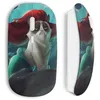 Image de Souris sans fil - Chat Sirene - Compatible Mac et PC - Clé USB incluse - Blanc - Technologie sans fil