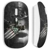 Image de Souris Sans Fil - Capitaine America - Noir - Clé USB WiFi incluse - Compatible Mac et PC