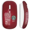 Image de Souris sans Fil - Starbucks - new taste - Rouge - Wi-Fi - Clé USB incluse