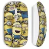 Image de Souris Sans Fil - Minions - Jaune - Clé USB WiFi incluse - Compatible Mac et PC - Ergonomique