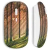 Image de Souris Sans Fil - MANIACASE - Foret rouge - Clé USB wifi incluse - Compatible Mac et PC - Rouge