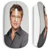 Image de Souris Sans Fil - MANIACASE - Brad Pitt - Blanc - Wi-Fi - Clé USB incluse
