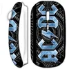 Image de Souris sans fil - ACDC - Logo bleu - Compatible Mac et PC - Clé USB wifi incluse - Blanc