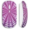 Image de Souris sans Fil - Spirale - Rose - Compatible Mac et PC - Clé USB WiFi - Technologie Sans Fil